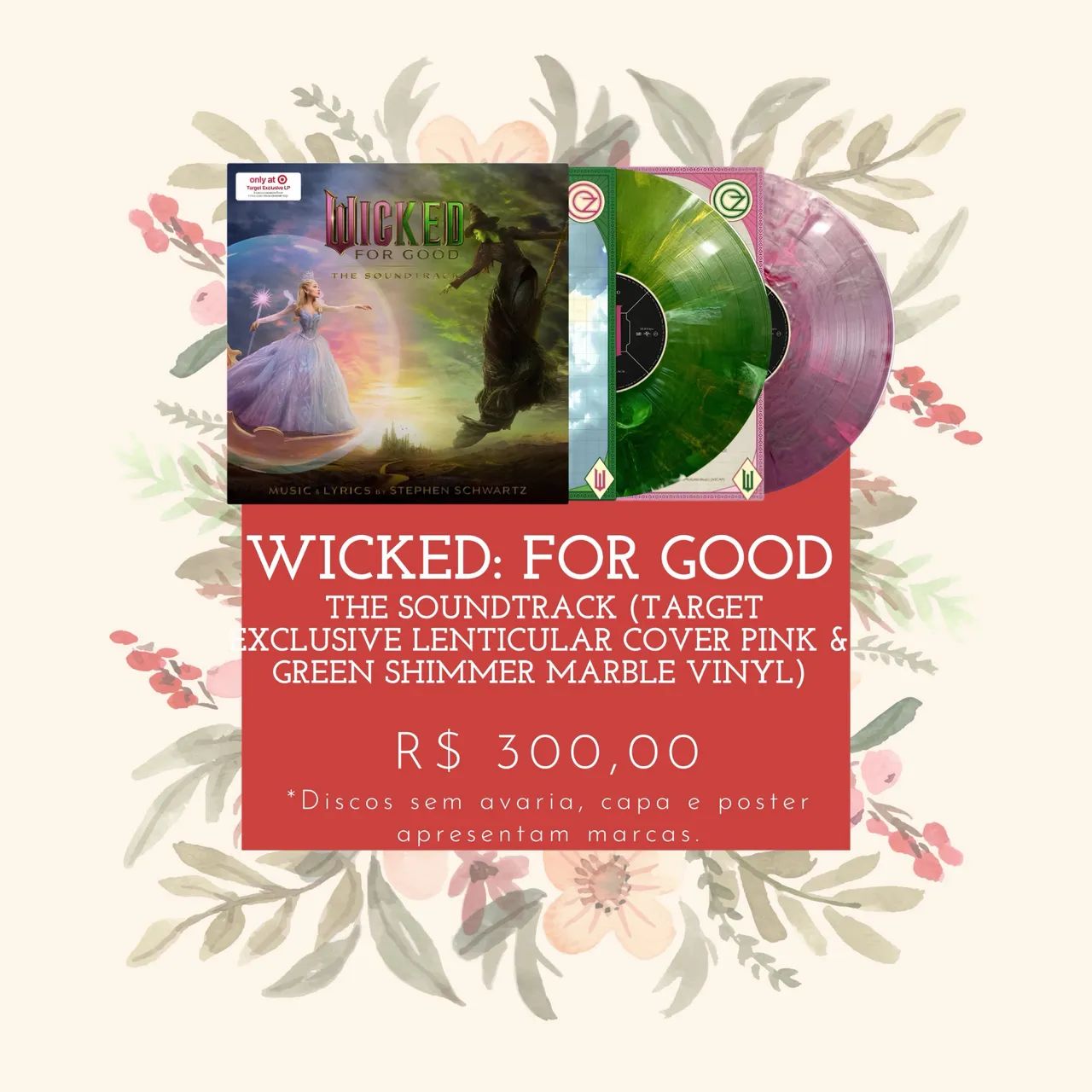 VINIL WICKED FOR GOOD: THE SOUNDTRACK 