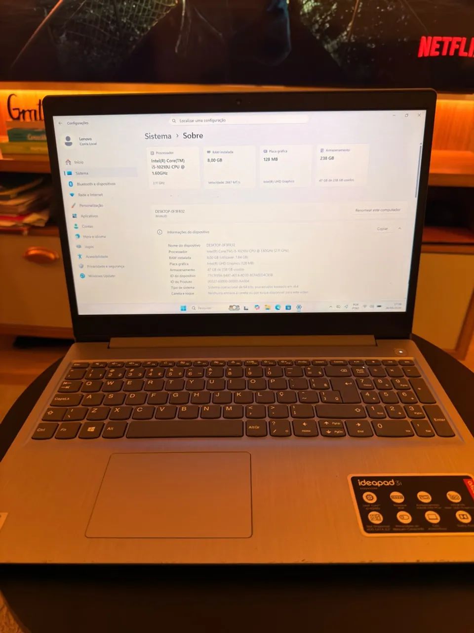 Notebook Lenovo Core I5 - Foto 3