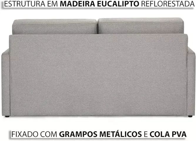 Sofá Cama Herval Versátil Queen - Foto 4