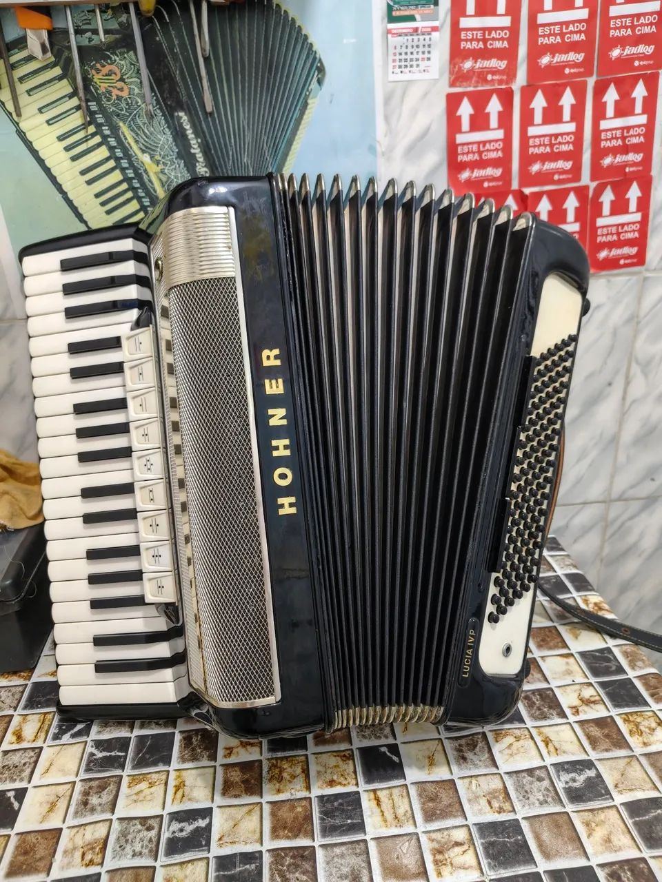 Sanfona HOHNER 96 baixos quartas