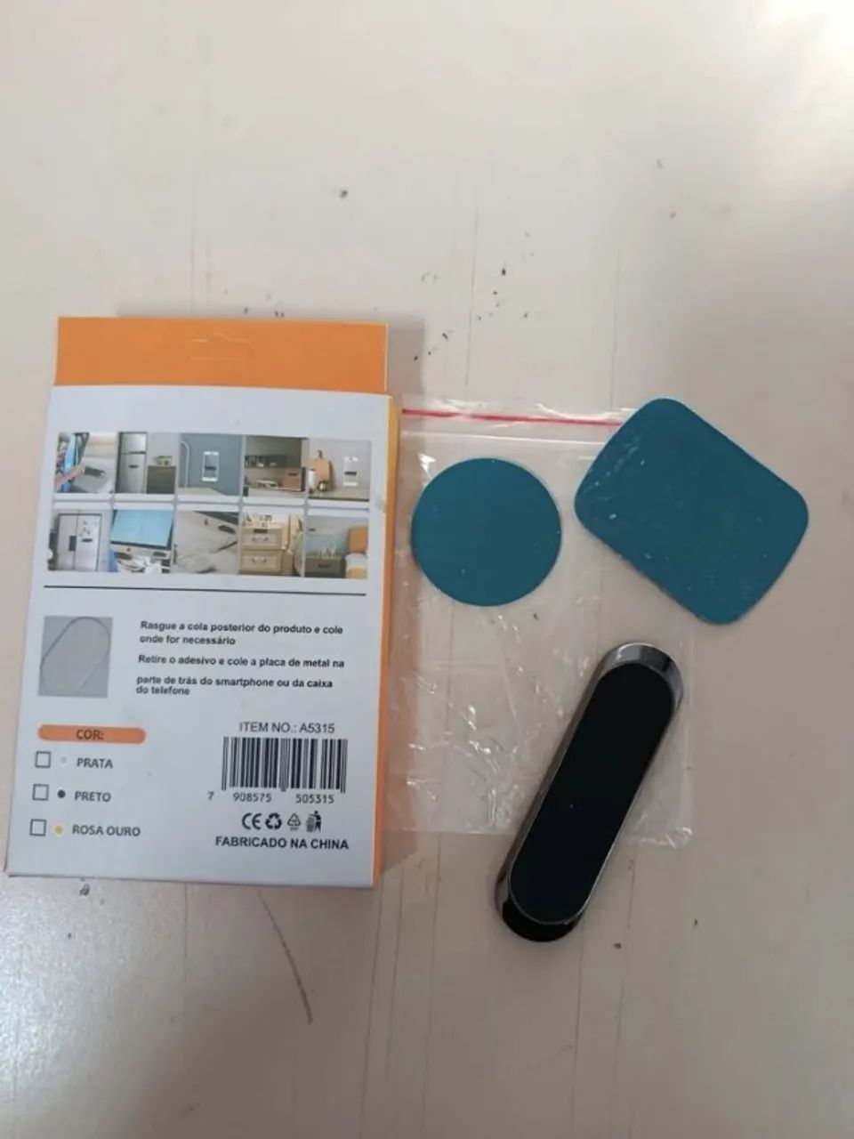 4 Suporte Veicular Magnético para celular, modelo A5315 R$15,00 cada - Foto 2