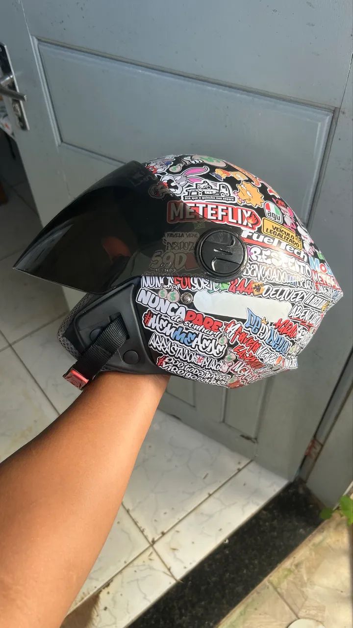 Capacete aberto TAM.58