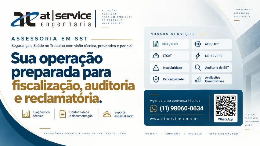Acessoria em SST (PGR, LTCAT, INSALUBRIDADE, PERICULOSIDADE)