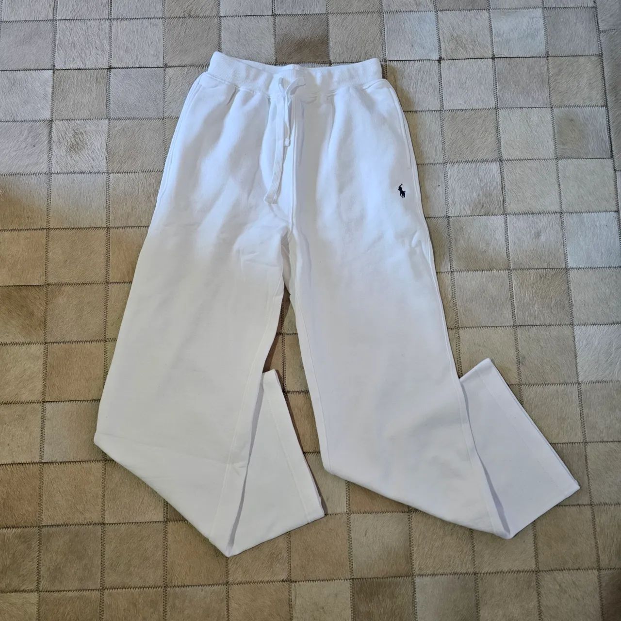 Calça moletom ralph lauren branca