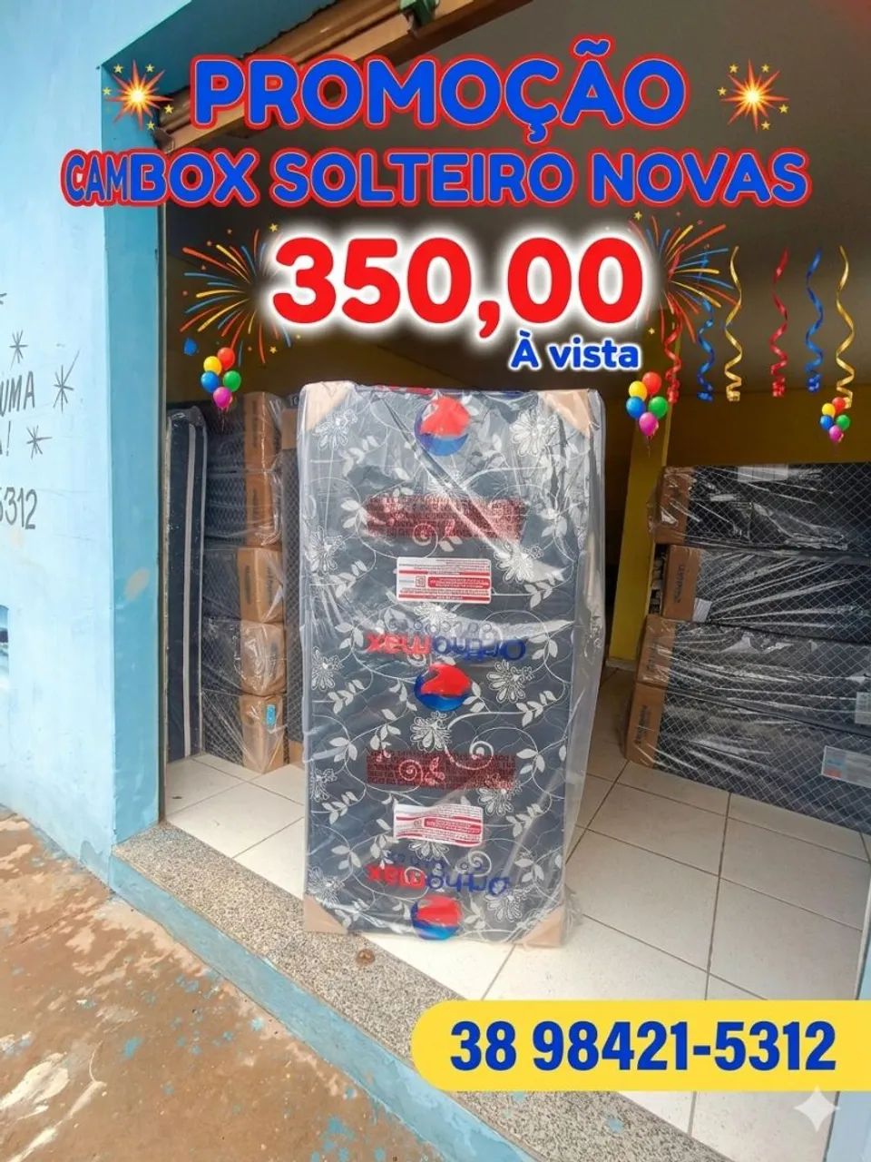 Promoção camas box solteiro novas  - Foto 2