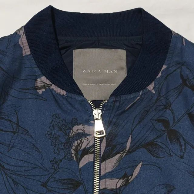 Jaqueta Bomber Floral Zara Man - Foto 3