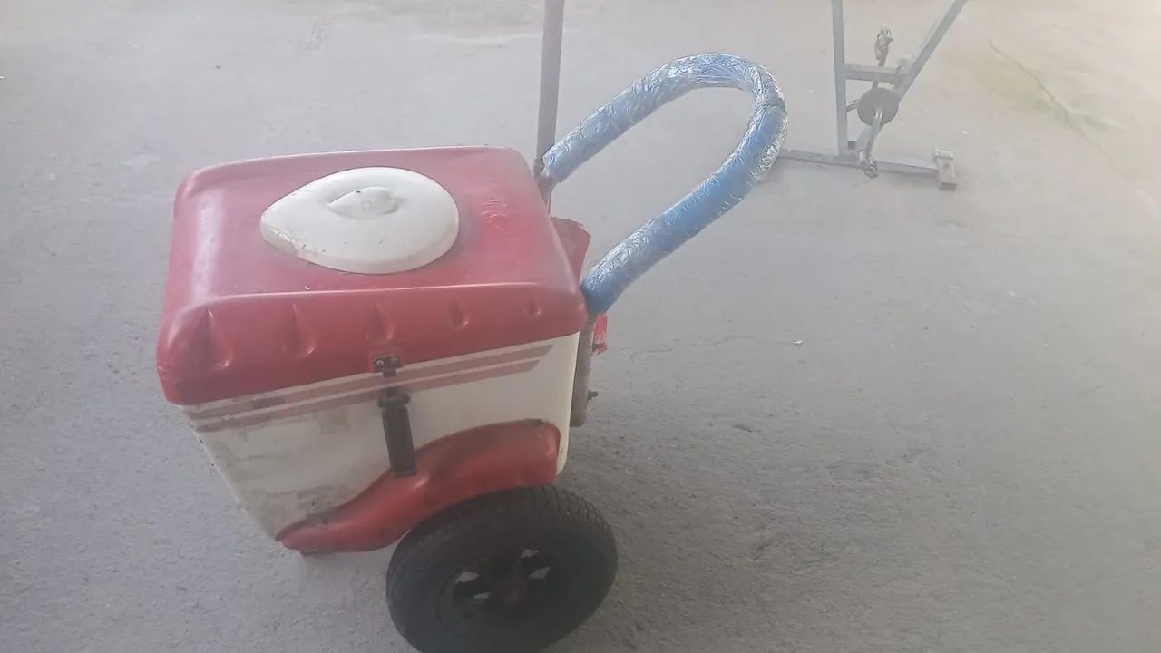 Carrinho para venda de picolé completo - Foto 5