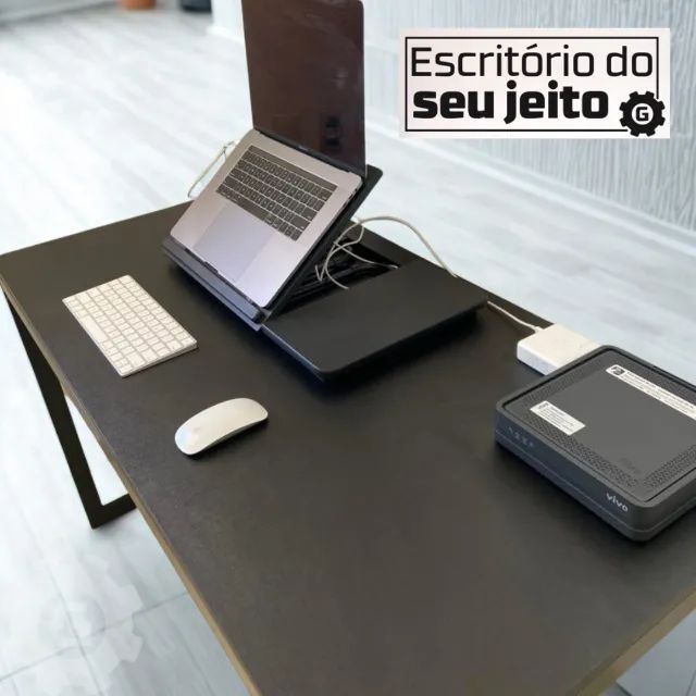 Escrivaninha Reforçada 120cm NOVA Mesa Industrial Multiuso para Computador de estudo Gamer