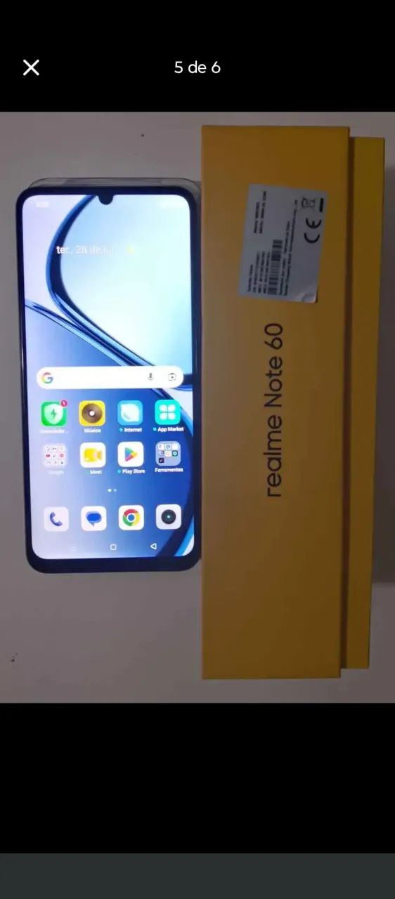 Vendo ou troco Realme Note 60 novinho, Ipatinga  - Foto 4