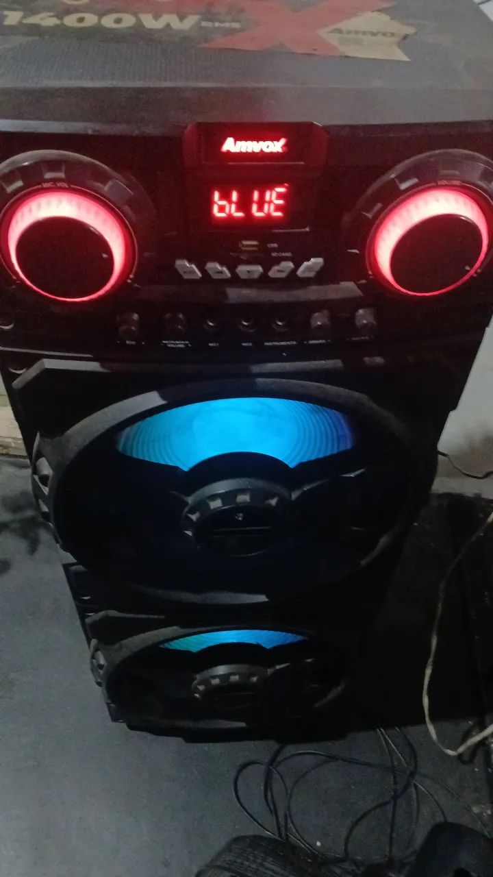 Caixa ee son amvox tornado 1400wt
