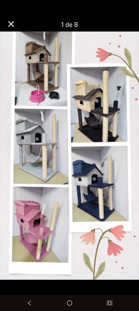 Casa Cama Arranhador para Gatos