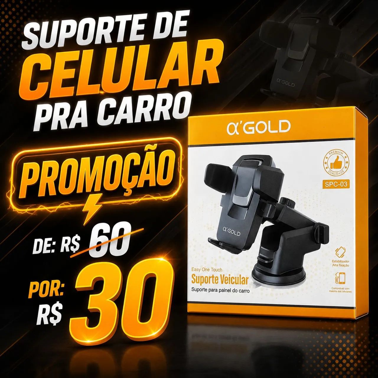 Suporte de celular pra carro Promoção 