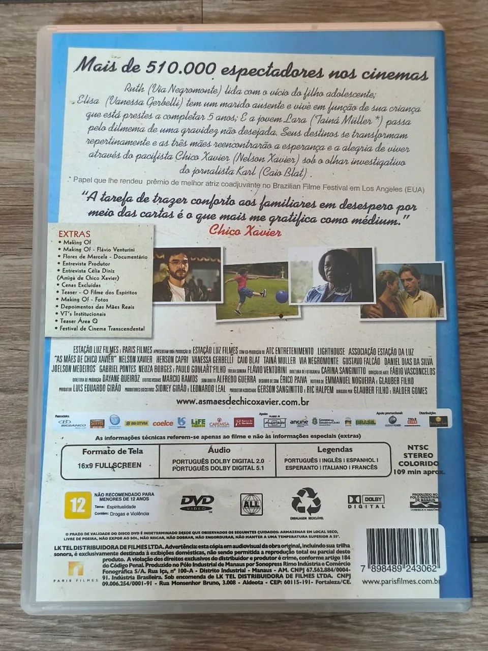 DVD filme As mães de Chico Xavier  - Foto 2