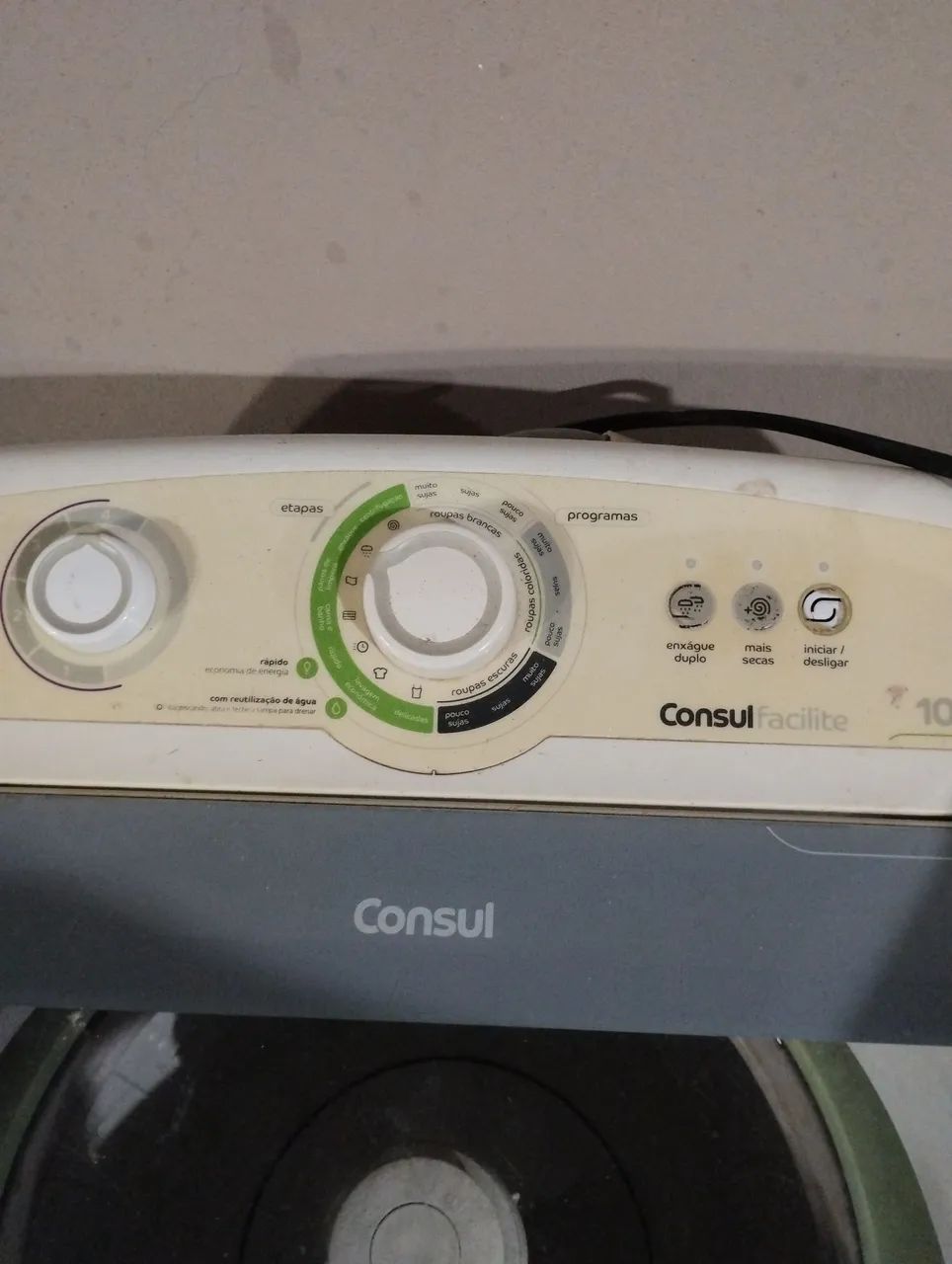 Máquina de lavar 10 kg usada - Foto 2