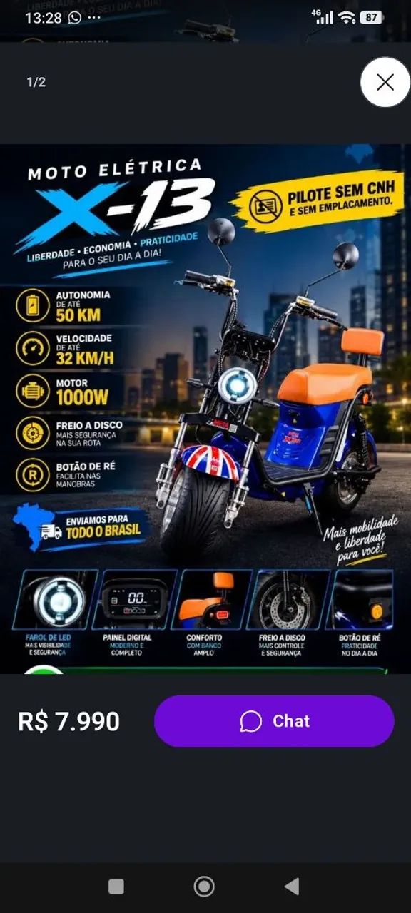 Scooter x13 1000w