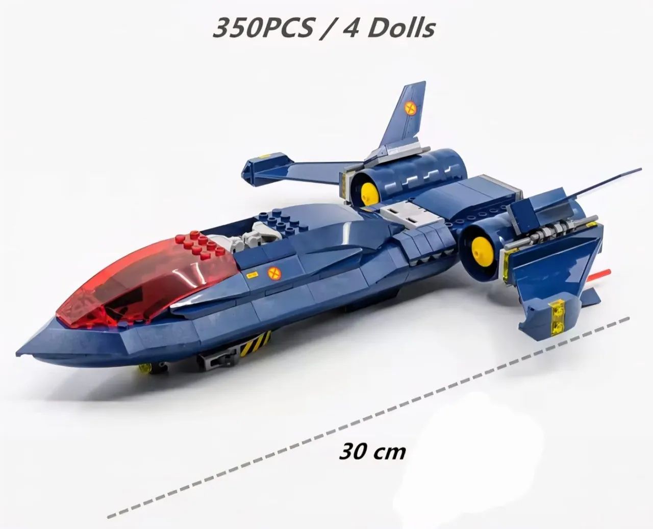 BLOCOS DE MONTAR X-JET MOD 76281 + MANSÃO X 76294 - 3443 PEÇAS