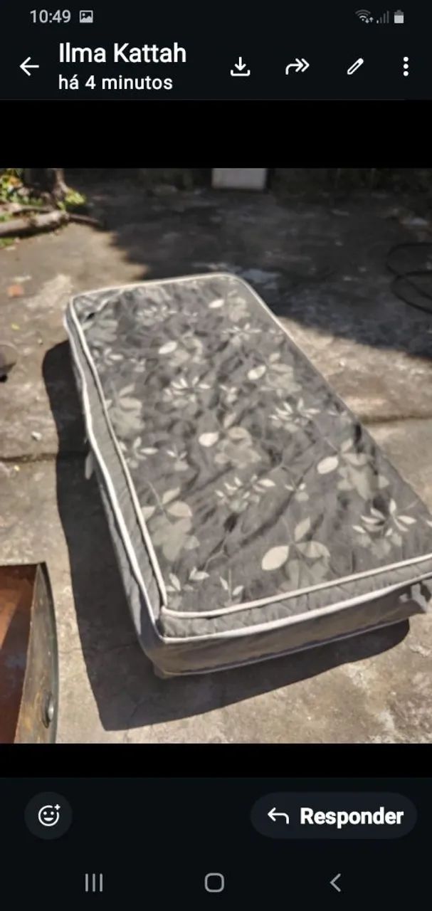 COLCHAO SAO TREIS FINOS COM CAPA FIXA ESPUMA MUITO CONFORTAVEL BAIRRO BONFIM  - Foto 3