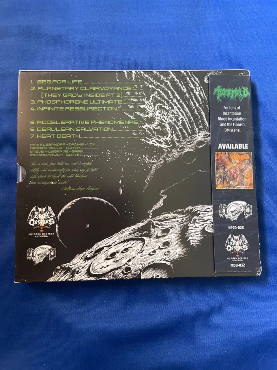 Cd Tomb Mold Planetary Clairvoyance - Foto 2