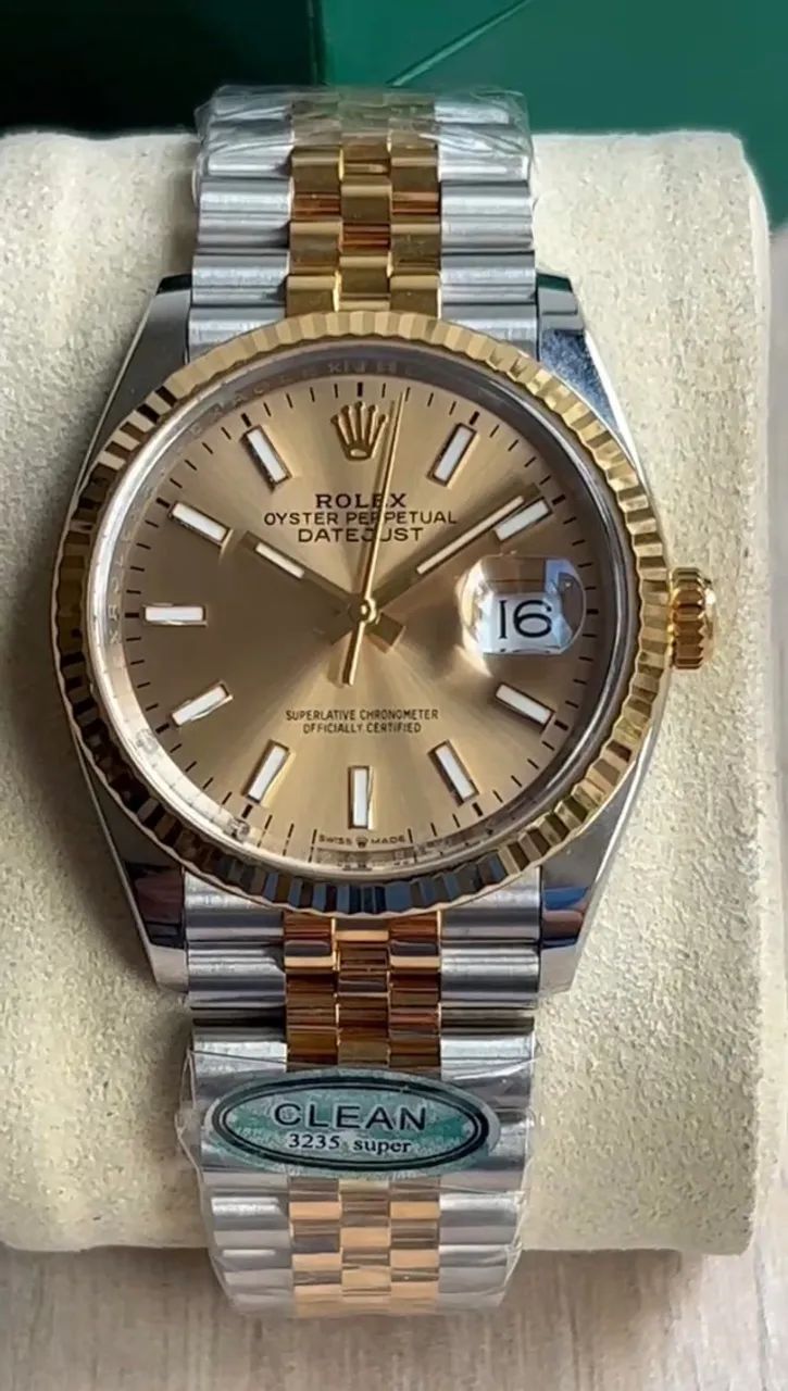 Relógio Rolex Datejust 36mm Super Clone Completo - Foto 5