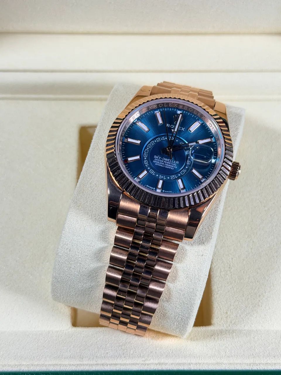 Relógio ROLEX SKYDWELLER EVEROSE TURQUOISE  - Foto 2