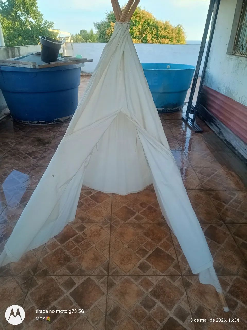 Tenda infantil estilo indio