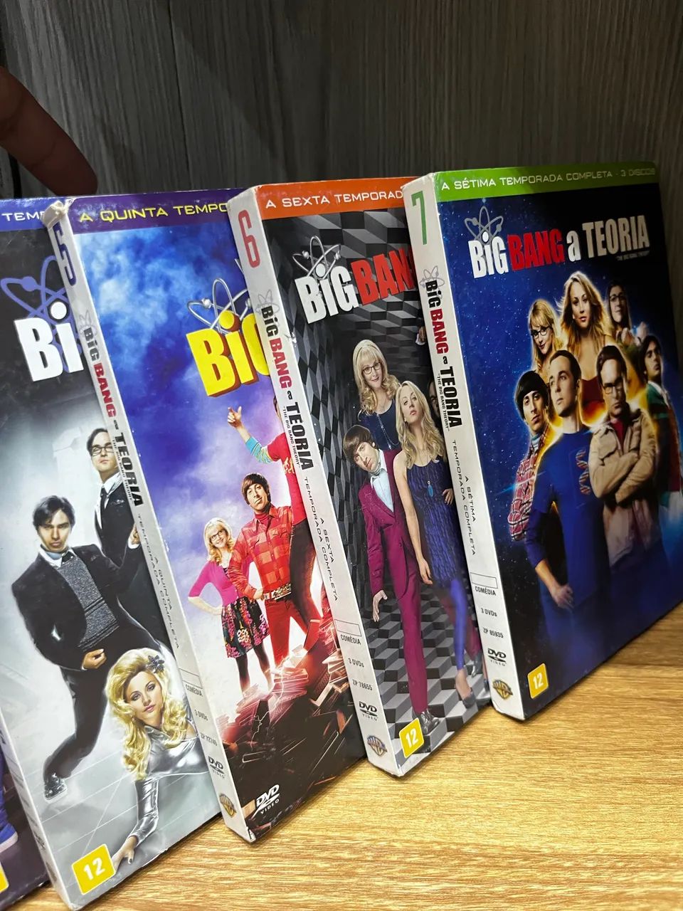 DVDs The Big Bang Theory 1 a 7