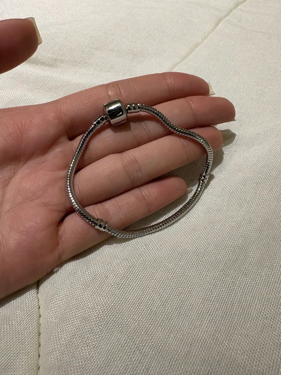 Pulseira semijoia prata Via Rara - Foto 3