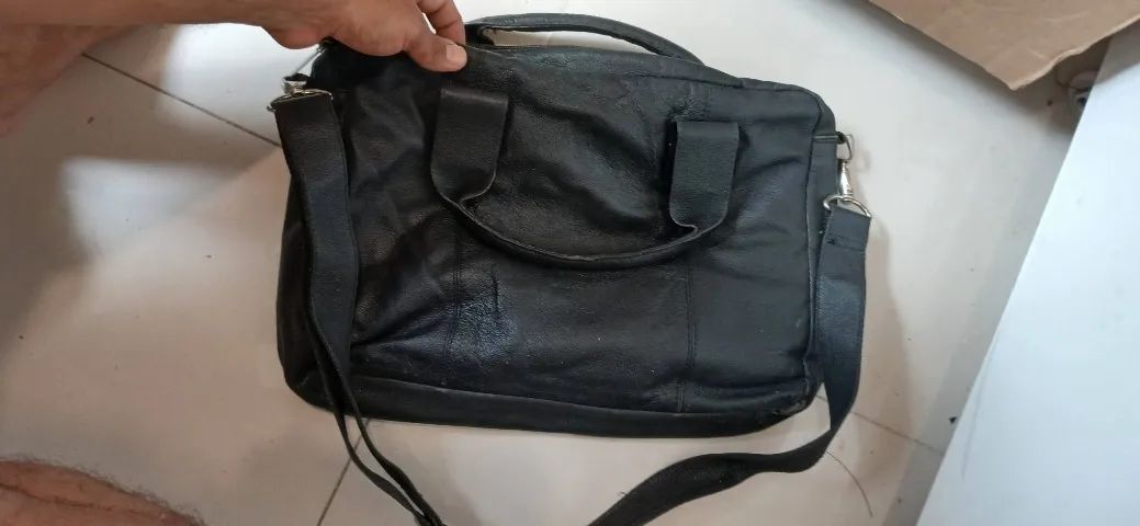 Lote 4 Pastas Executivas Vintage E Couro Legítimo (Brami E Outras) - Foto 4