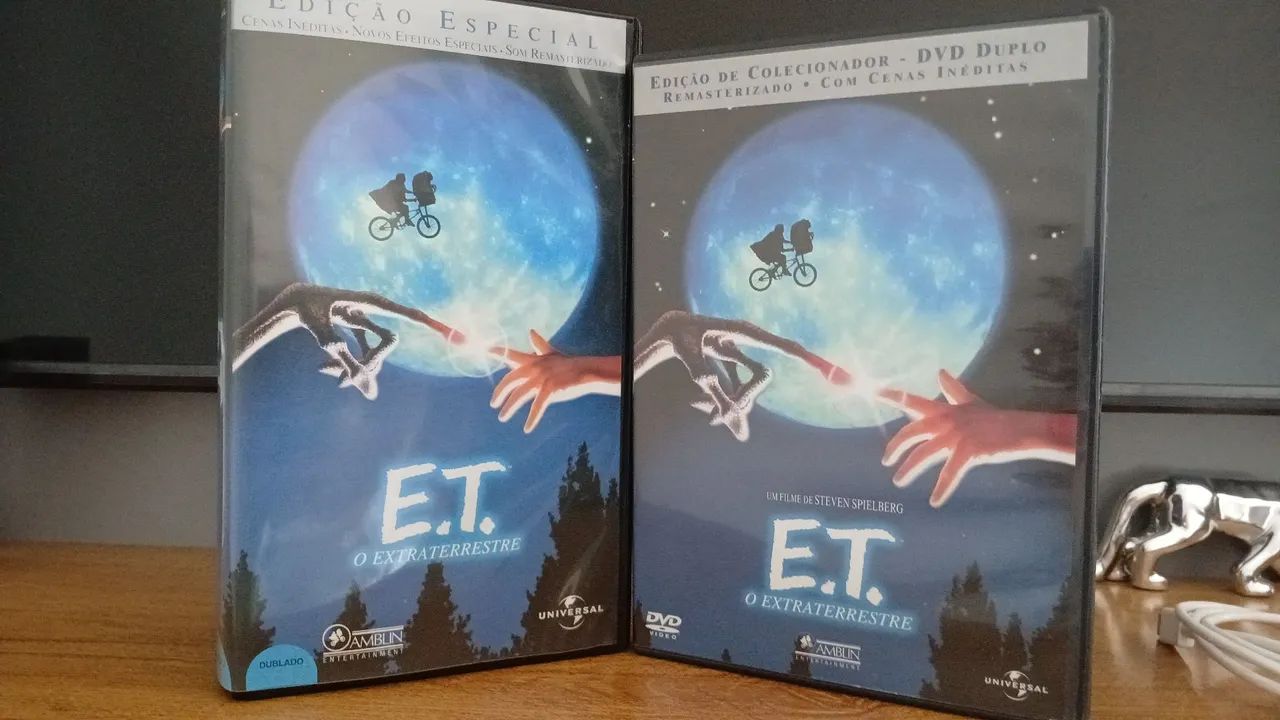 VHS E DVD ET O EXTRATERRESTRE 