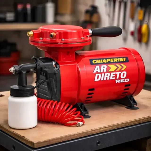 Compressor de Ar Direto Chiaperini 1/3 HP RED Bivolt - Foto 4