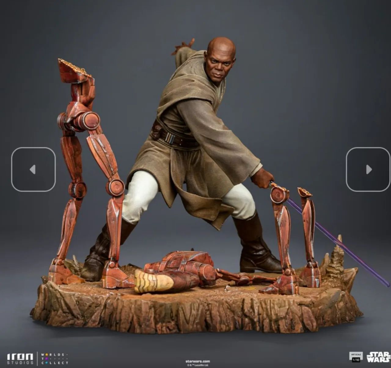 Mace Windu Iron Studios Star Wars - Foto 3