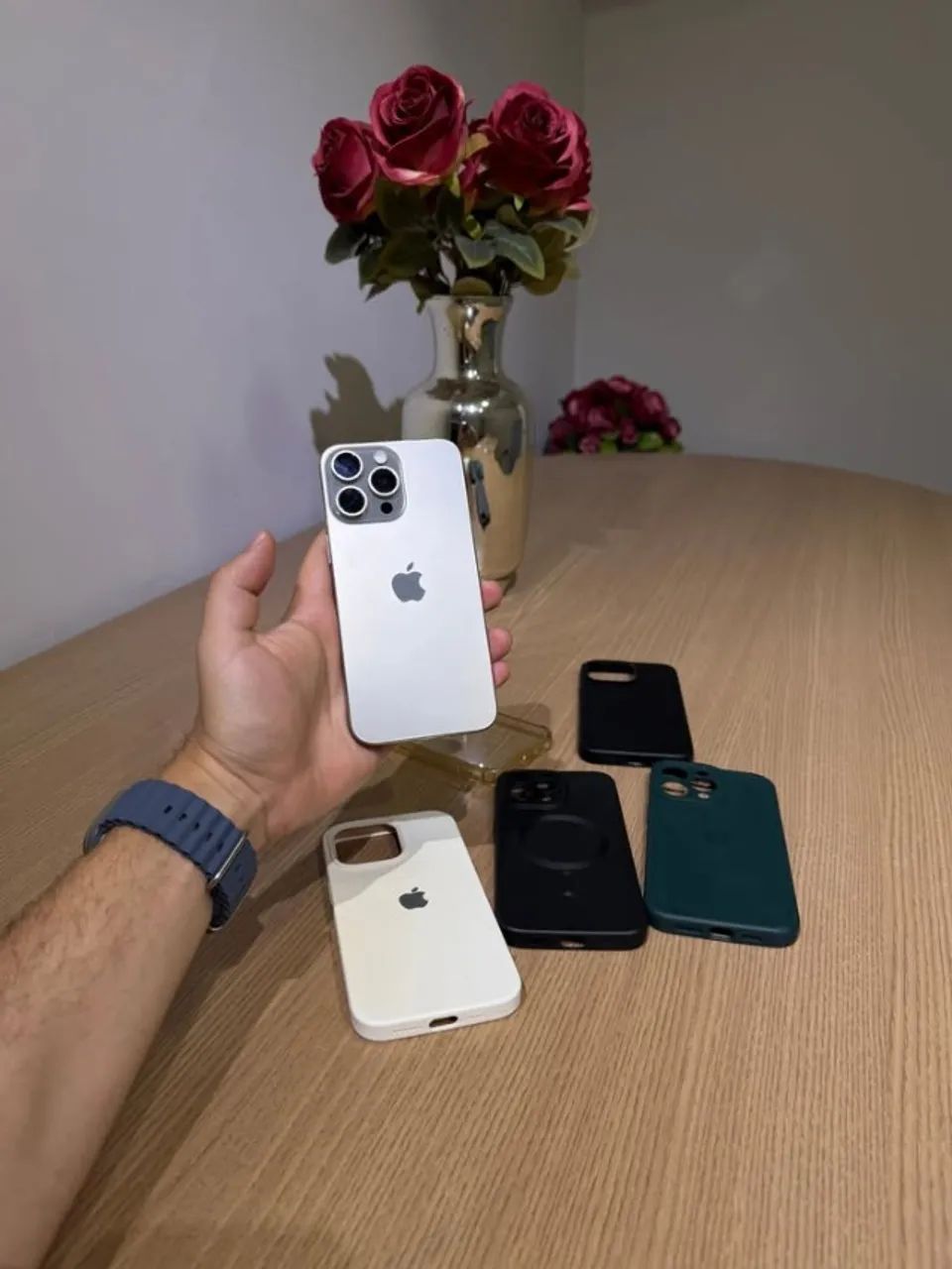 Iphone 15 Pro Max 256Gb Natural Titanium (IMPECÁVEL)