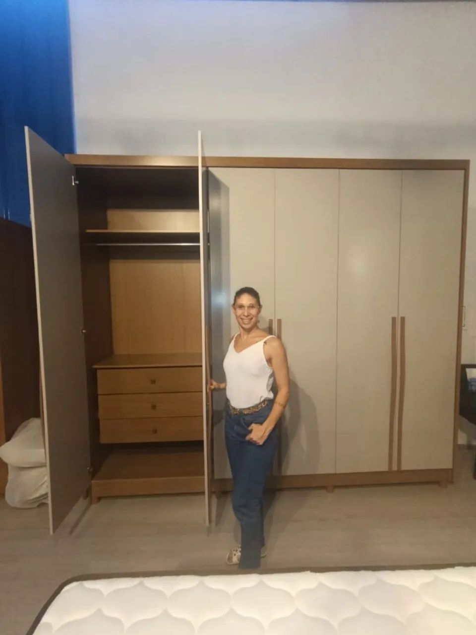 Guarda roupas roupeiro grande peça nova dicasabh 