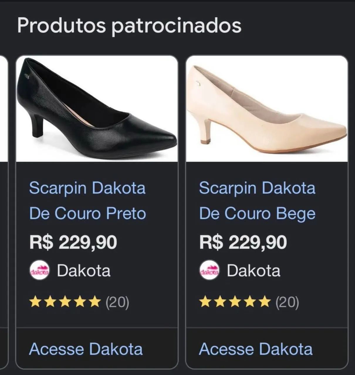 Scarpin Dakota couro n40 - Foto 2