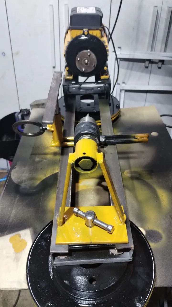 Mini Torno Elétrico para Madeira - Foto 2