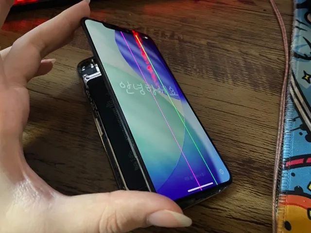 (Defeito) Tela Display de iPhone 11 Pro Max Original OLED