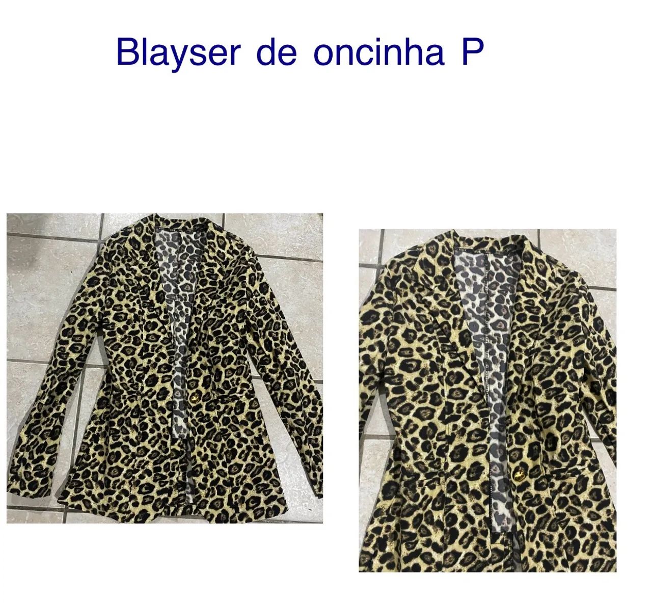 Blayser de oncinha P