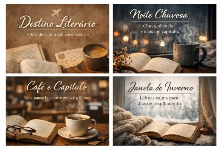 LITERARY MOOD KIT R$35 - YOU CHOOSE! CAUCAIA