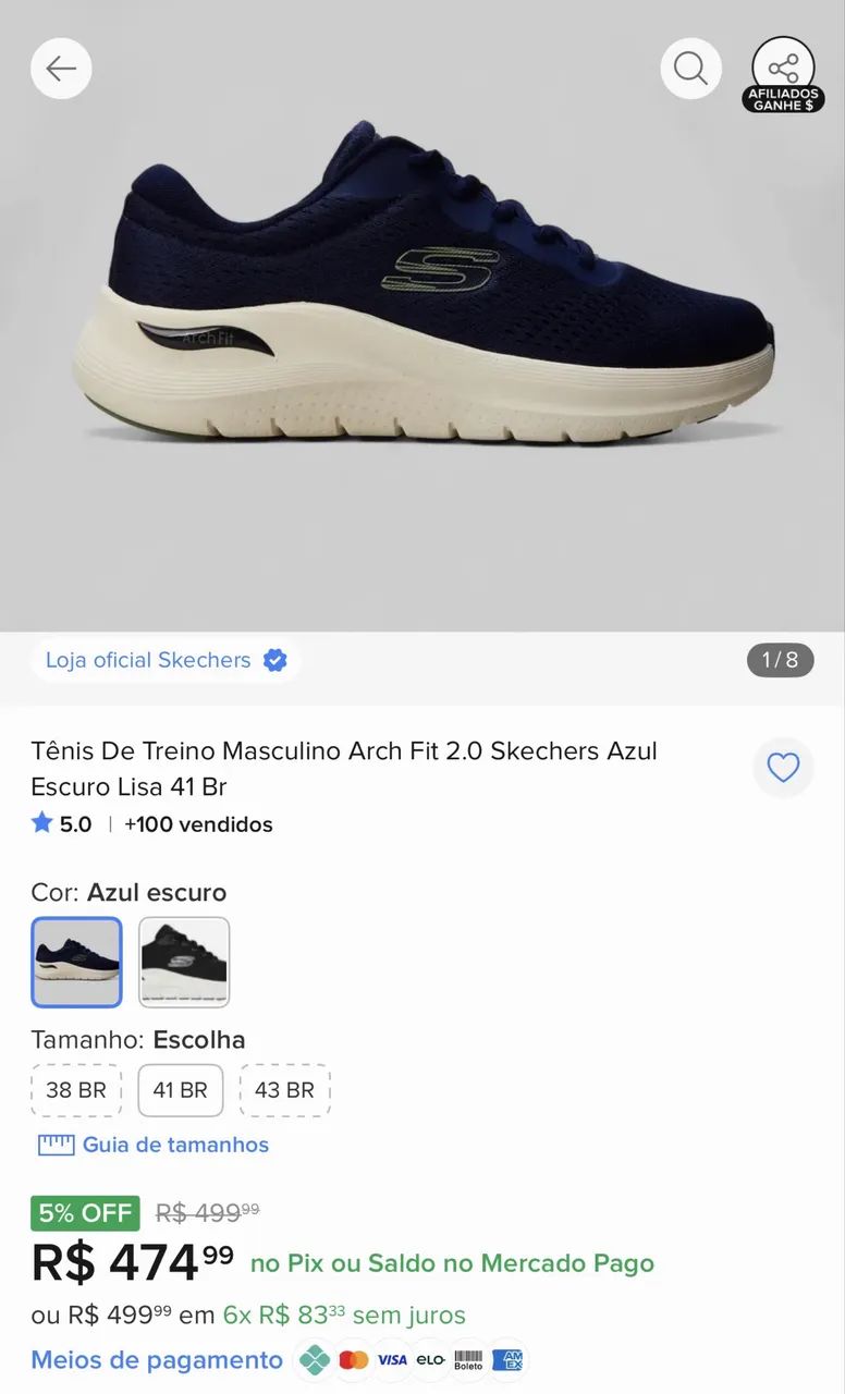 Tênis skechers número 40 - Foto 4