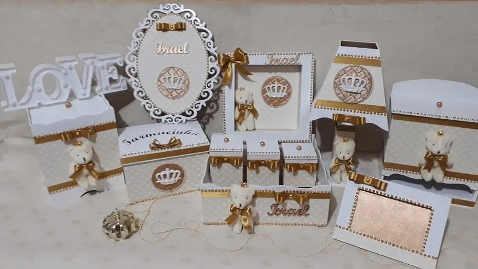 Kit Higiene Bebê Coleção "Ursinho Encantado"