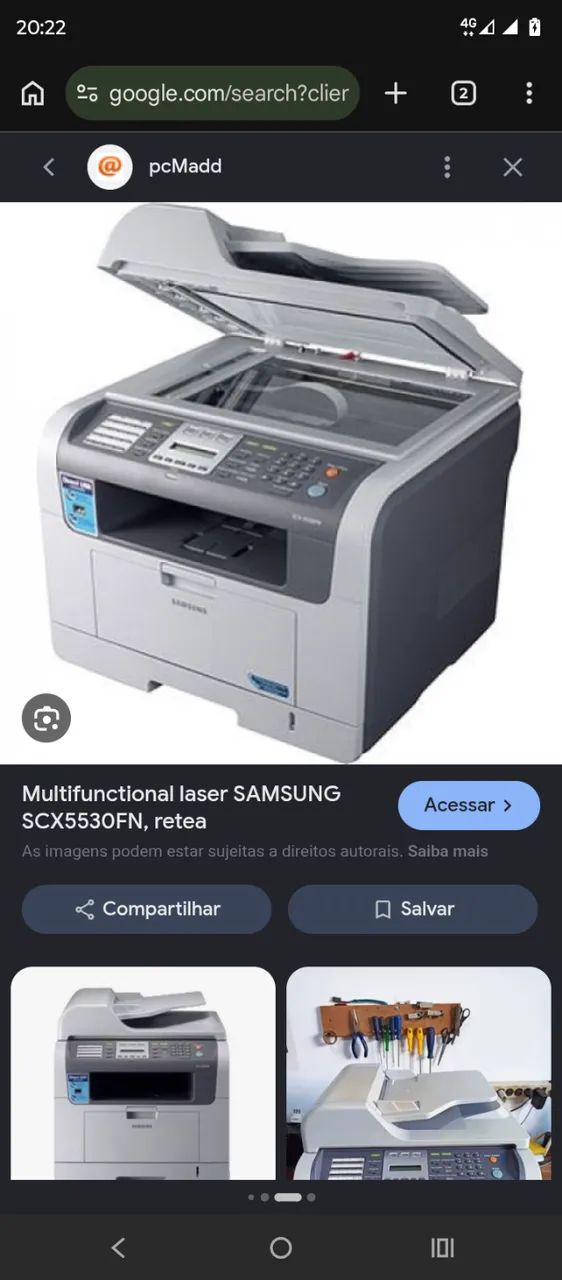 Impressora Samsung SCX 5530 FN 