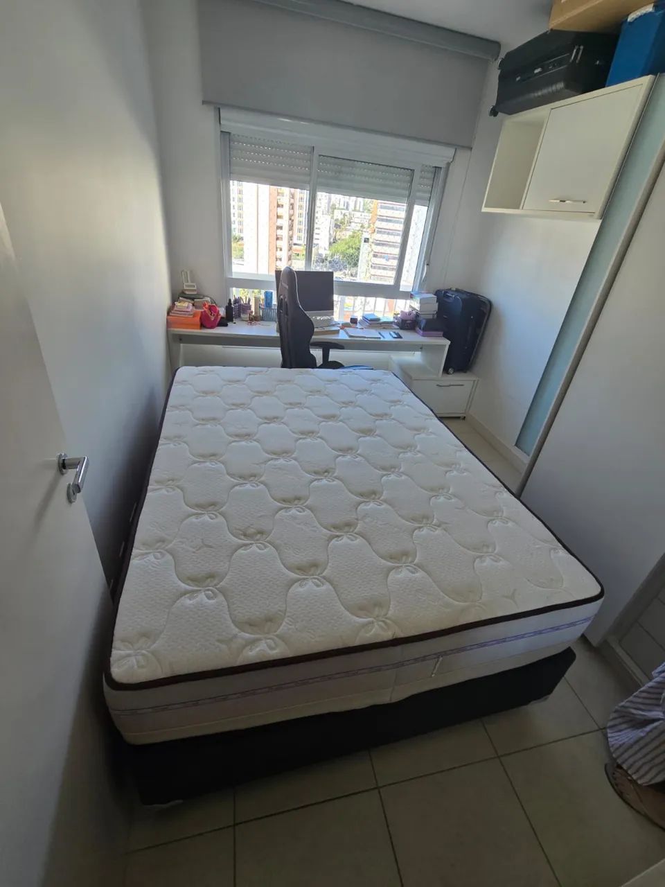 Cama box com colchão mola pro latex - Foto 3