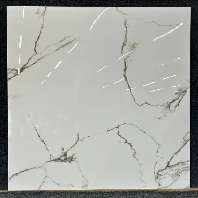 Piso retificado polido 82x82 "Gran Calacata" - R$54,90 o m²