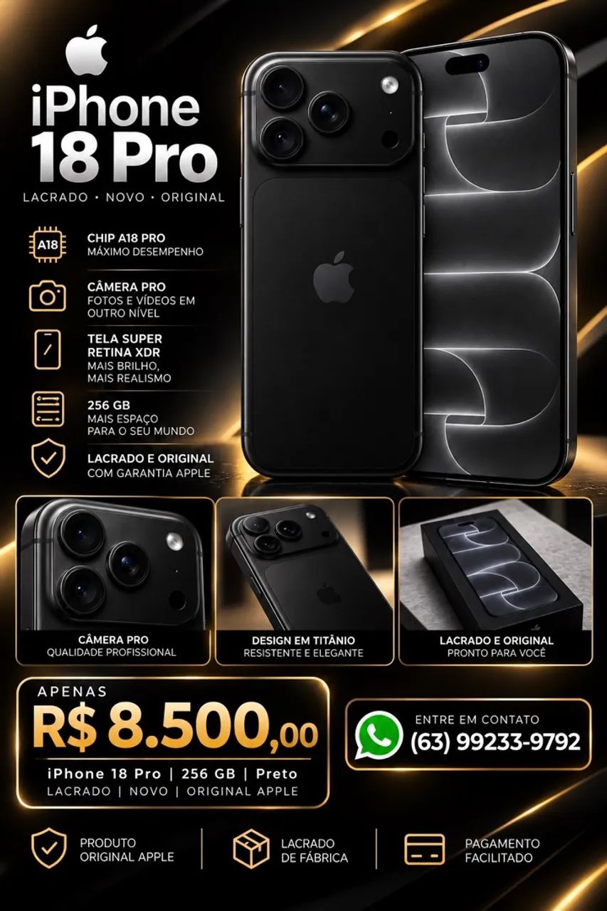 iPhone 18 Pro 256gb  - Foto 4