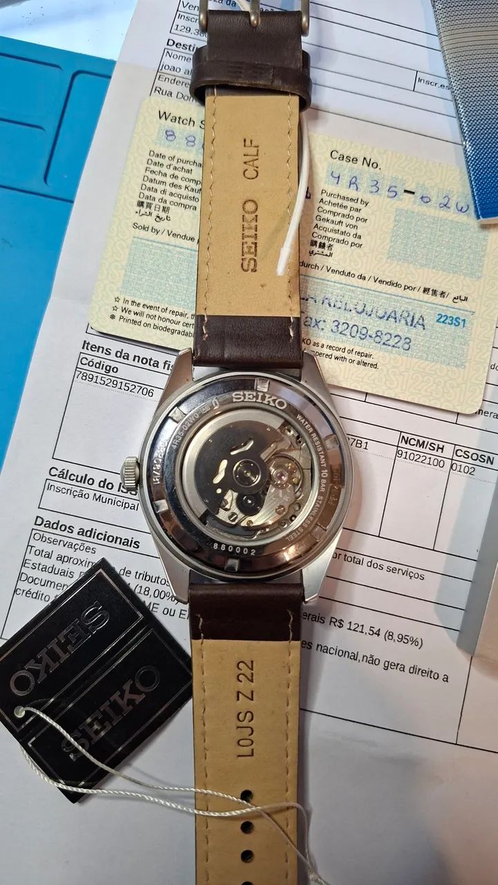 Seiko SRPC87B1 Automático 4R35 - Completo c/ Caixa, NF e Manual - Foto 2
