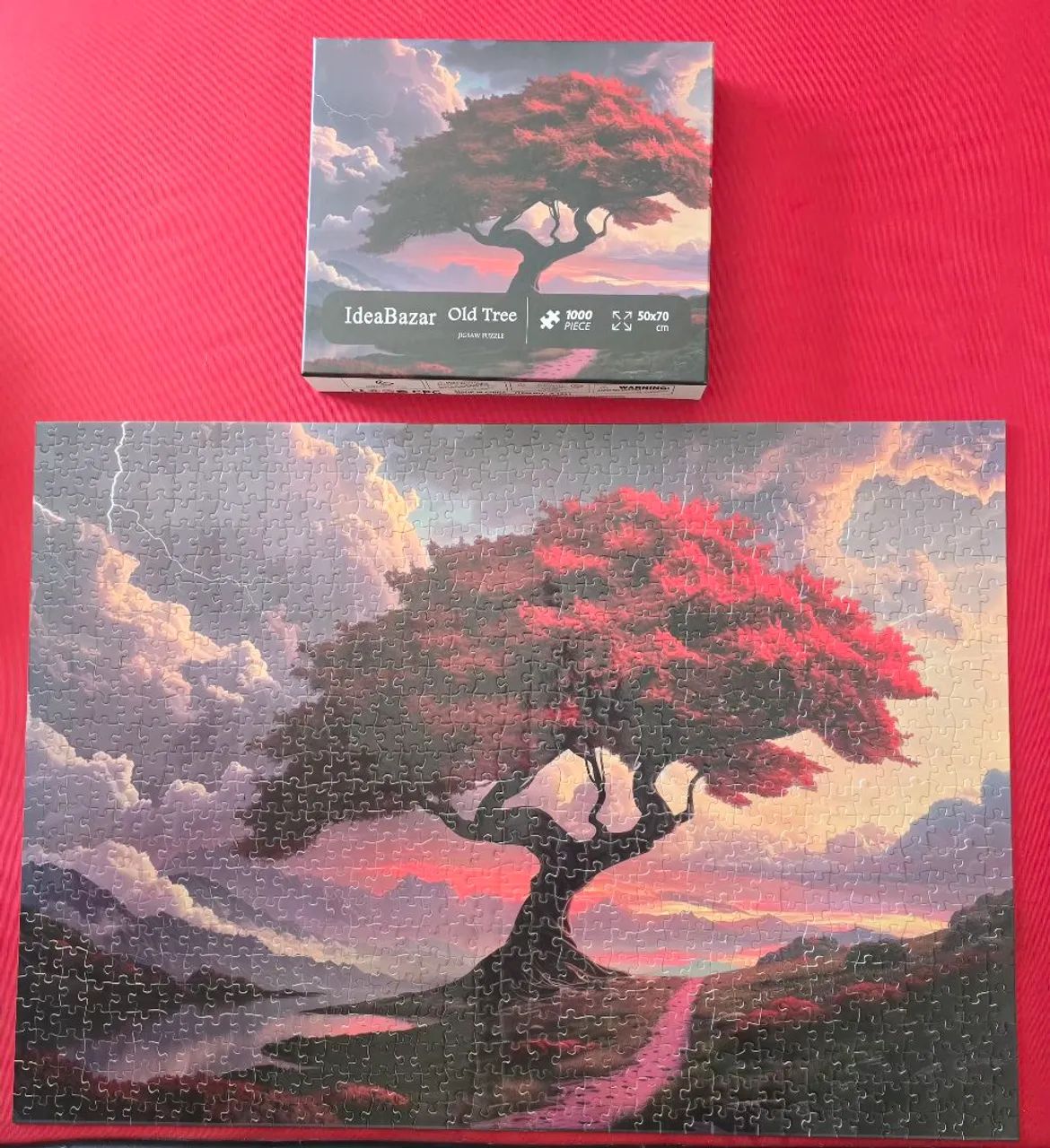 Quebra-cabeça Árvore vermelha 