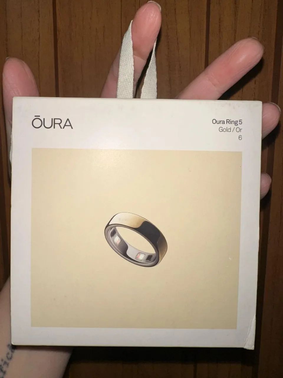 Vendo Oura Ring 5 nunca usado