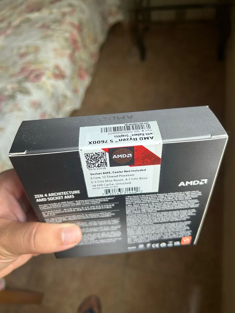 Processador ryzen 5 7600x - Foto 2