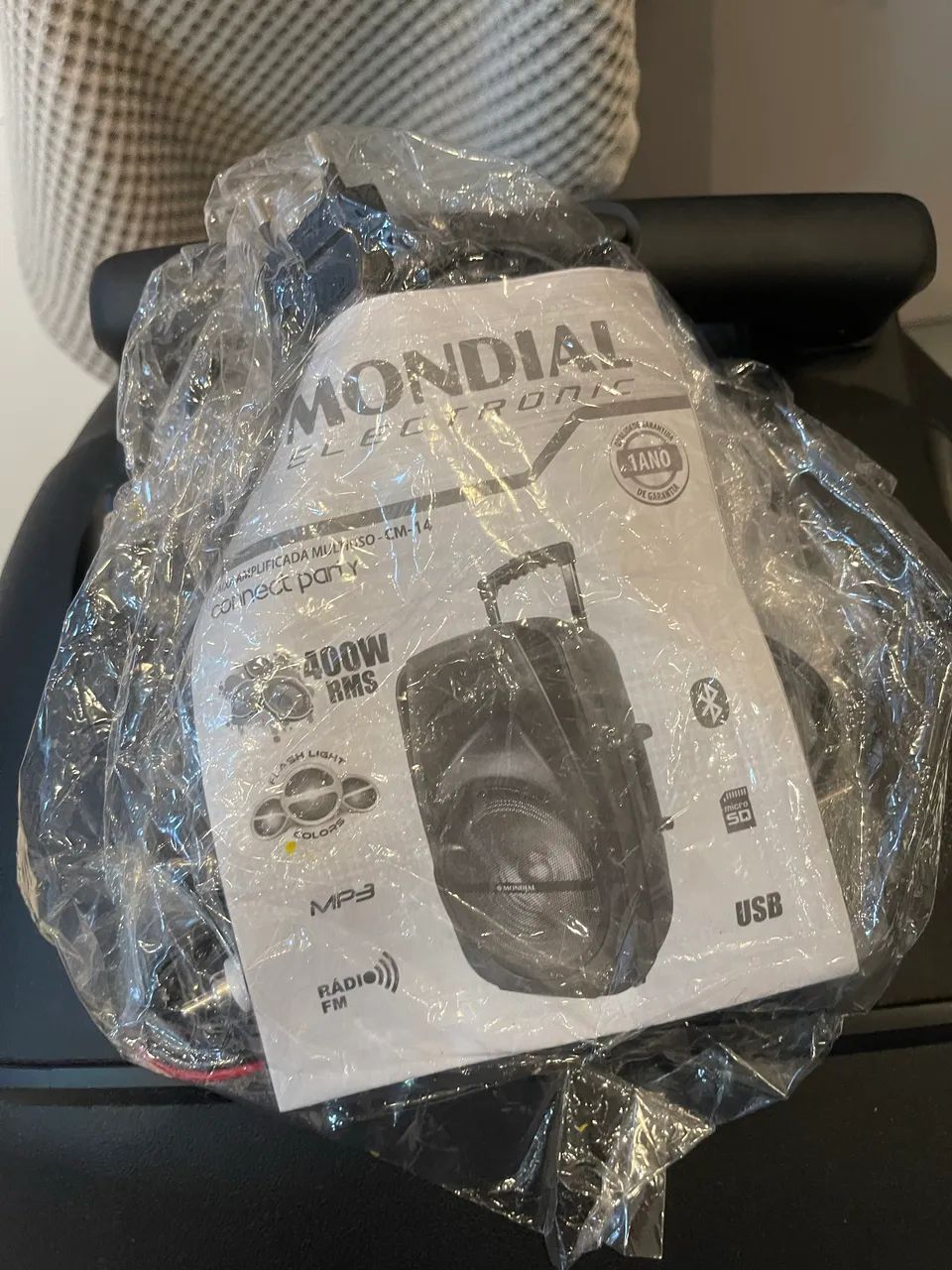 Caixa de som amplificada cm14 mondial - Foto 4