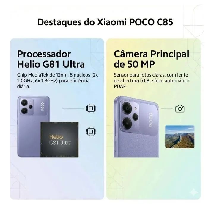 POCO C85 256GB Lacrado - Foto 5